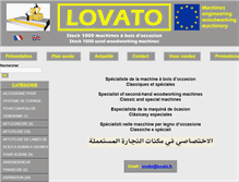 Tablet Screenshot of lovato.fr